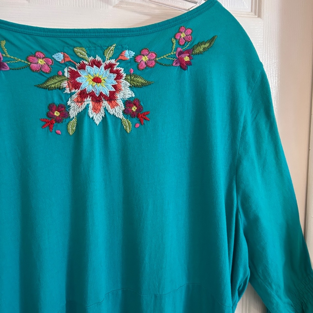 JW Los Angeles Cotton Knit Dress, 3X - Picture 6 of 6